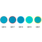 Vidrio de color azul, filtros de color ultramarino, vidrio óptico QB16 QB17 QB18 QB19 QB20 QB21