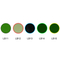Filtro absorbente de vidrio de color verde LB11 LB12 LB13 LB14 LB15