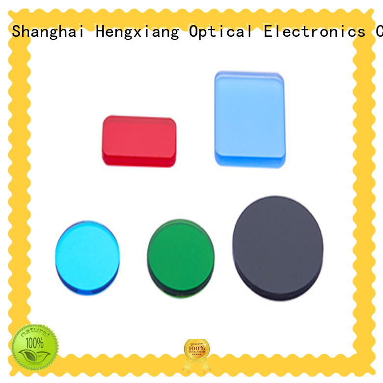 Filtros de luz de vidrio de colores creativos HENGXIANG al por mayor para uso médico