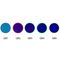 Filtros ópticos de colores de absorción de vidrio azul QB1 QB2 QB3 QB4 QB5