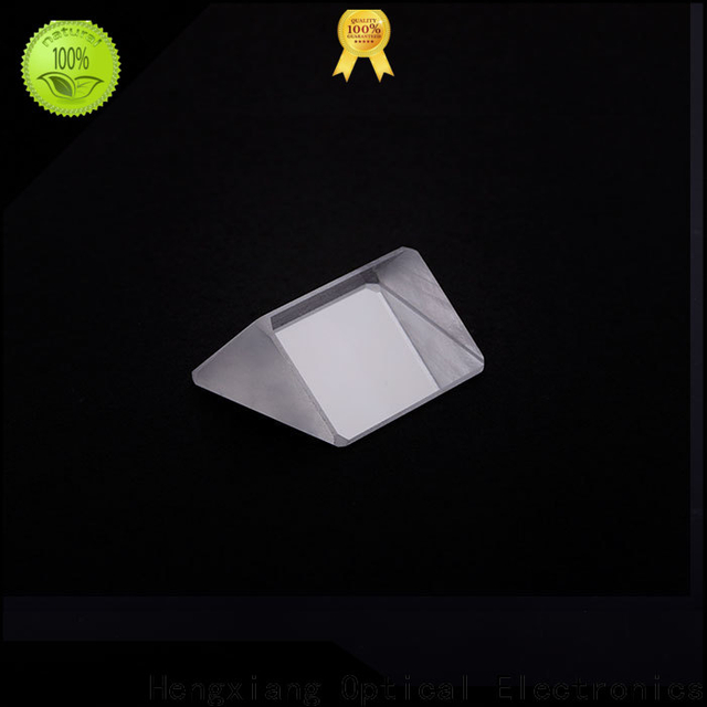 Suministro directo de fábrica de lentes de prisma triangular HENGXIANG para arcoíris