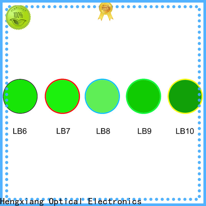 Filtros de vidrio de color óptico profesional HENGXIANG al por mayor para uso médico