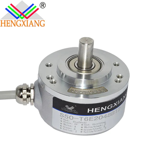 Codificador óptico de 10mm S50, codificador incremental de alta precisión, controlador de línea de 50 pulsos, 24v, 6681