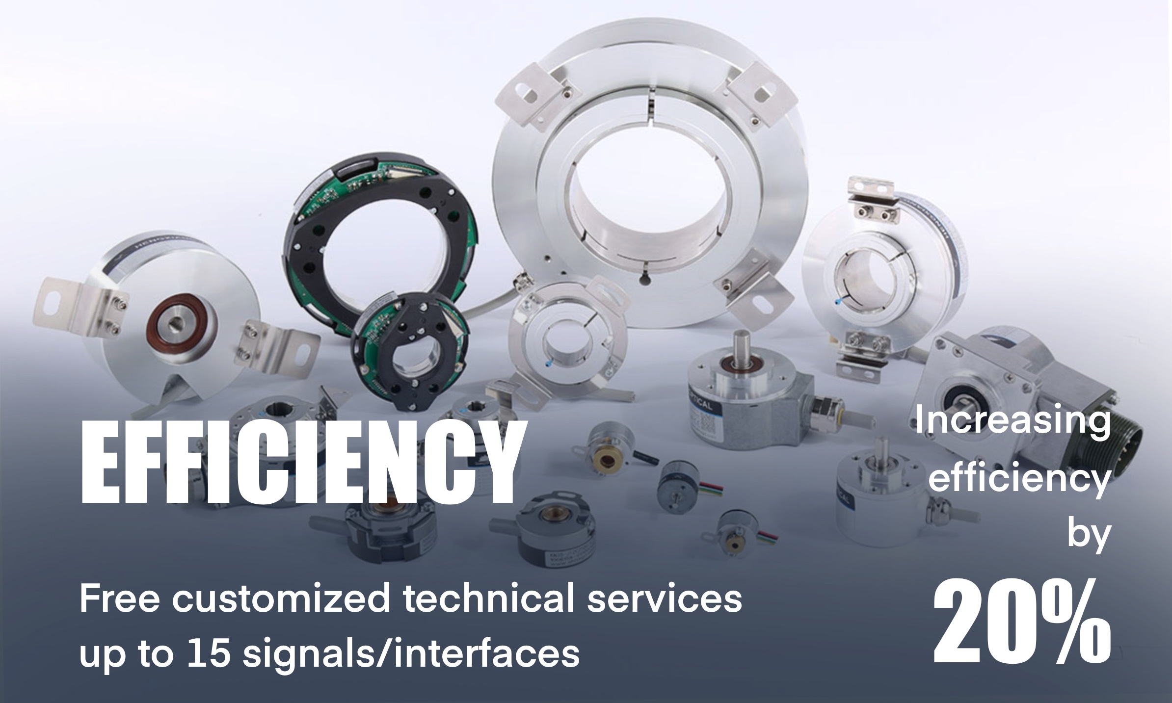 Sensor de posición de la máquina de impresión 4/5/6/6.5 mm Codificador de eje del orificio interno K22